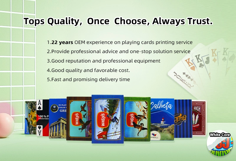 China Manufacturer Competitive Price Customized Own Logo Playing Cards Poker Cards Plastic