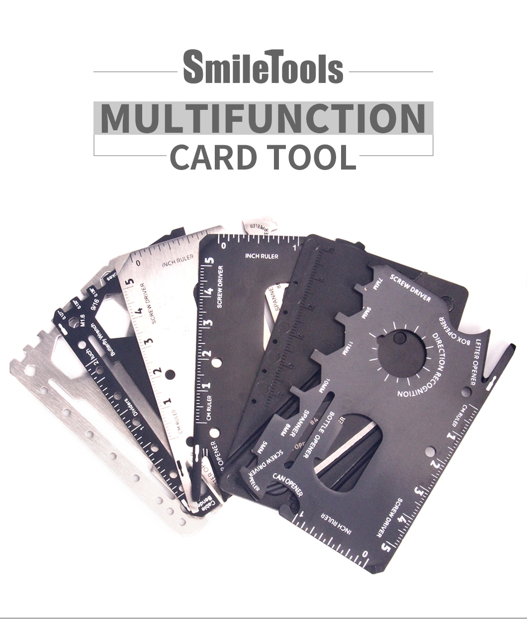 Promotional Gift Business Card Multi-Tool Card Stainless Steel Survival Card